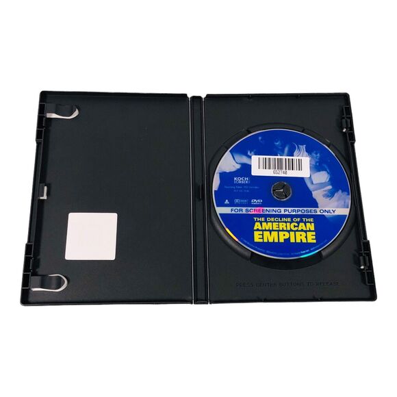 The Decline of the American Empire Screener DVD Screening Copy Rare OOP Movie - Picture 4 of 5